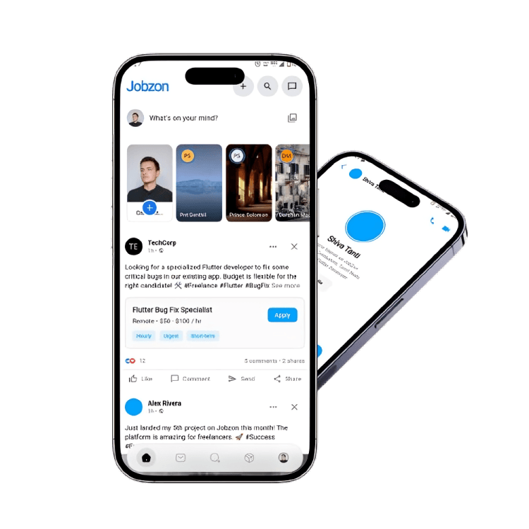 Jobzon Mobile App Screens